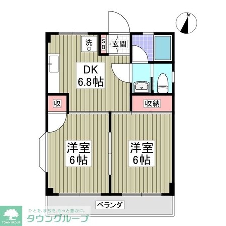 グリーンピアの物件間取画像